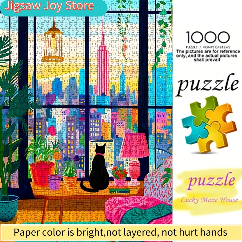 DIY Paper Puzzle, New York Cit - Plant Parent Pot review and price