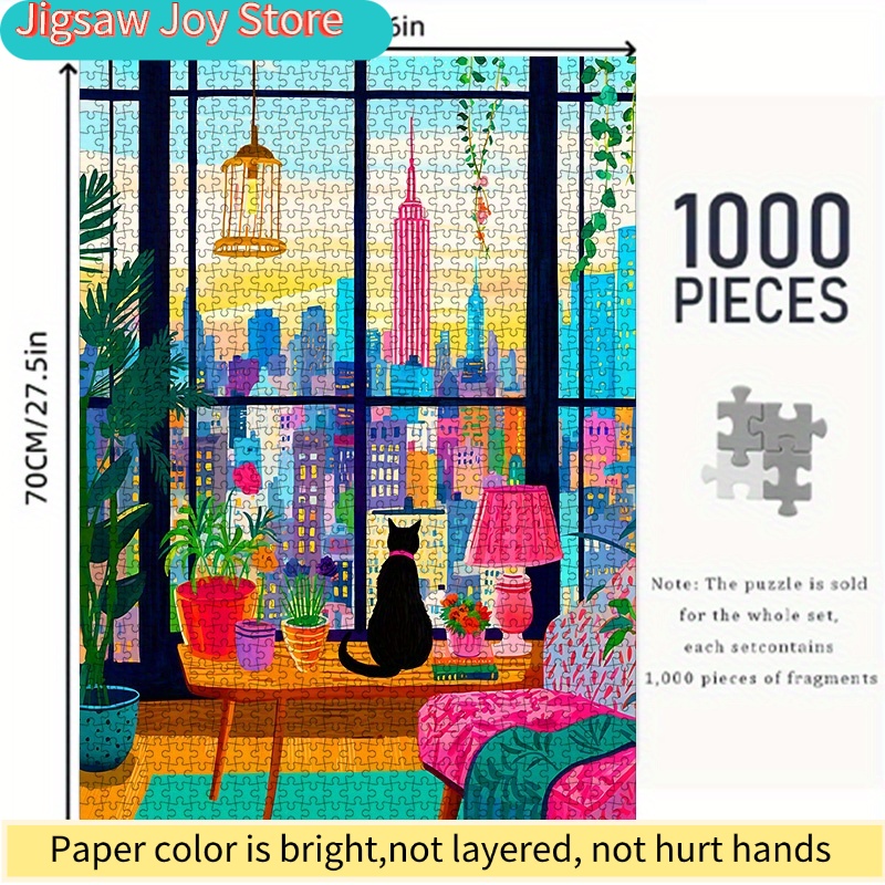 DIY Paper Puzzle, New York Cit - Plant Parent Pot review and price